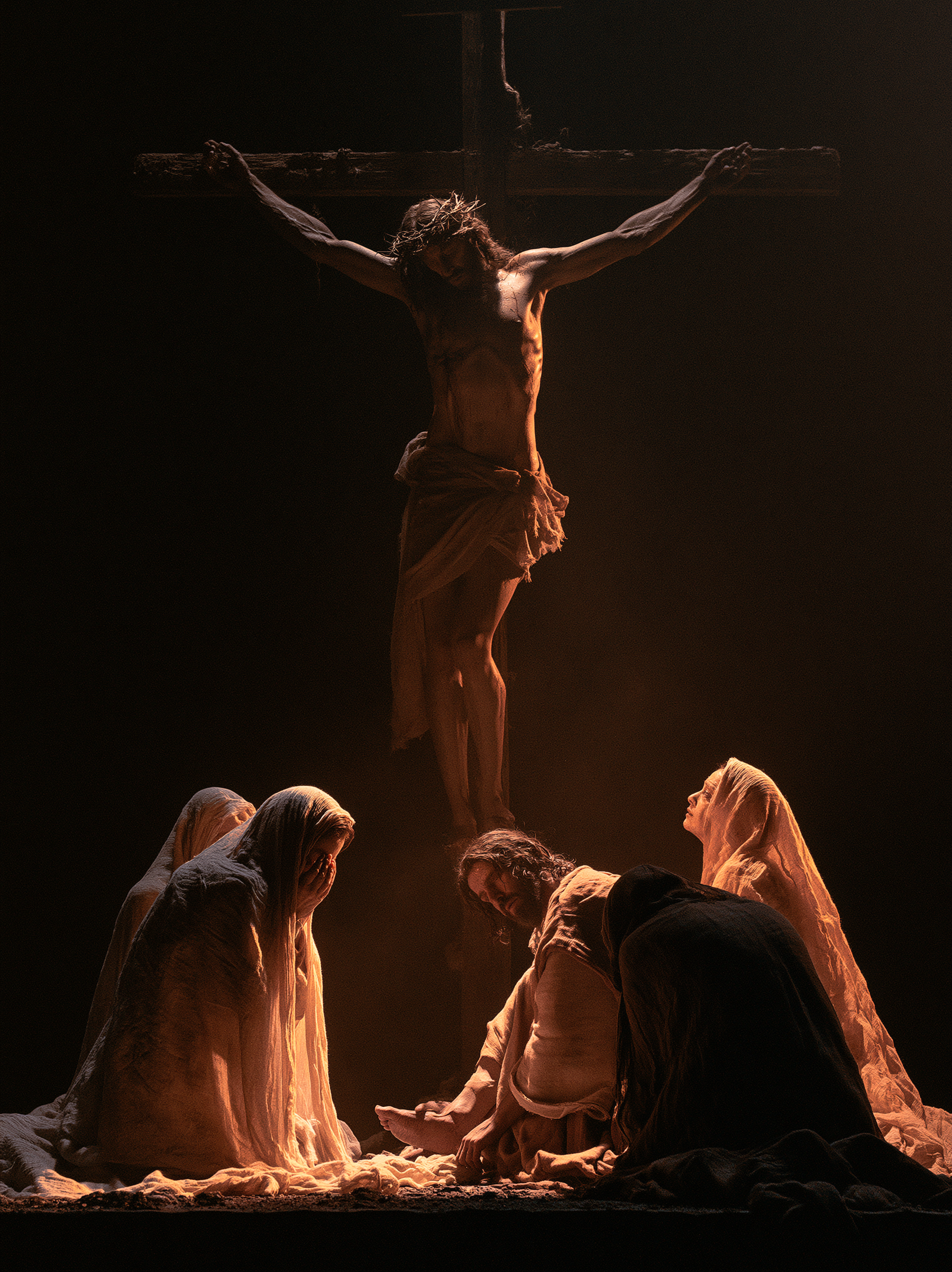 La Crucifixion — Silence sacré · Portrait n° 15 — aperçu de la finition sélectionnée