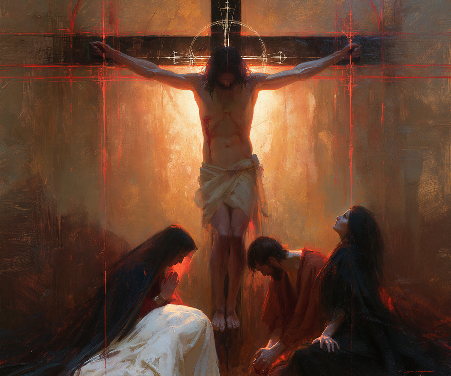 La Crucifixion — Symbolisme eucharistique · Paysage n° 2