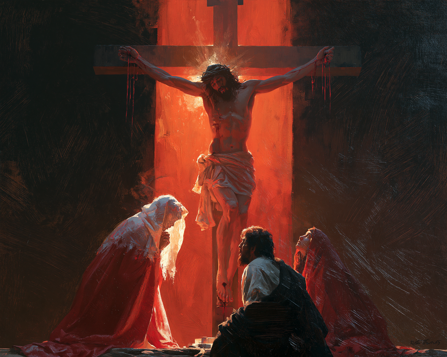 La Crucifixion — Symbolisme eucharistique · Paysage n° 6