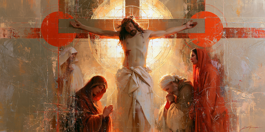 La Crucifixion — Symbolisme eucharistique · Paysage n° 16