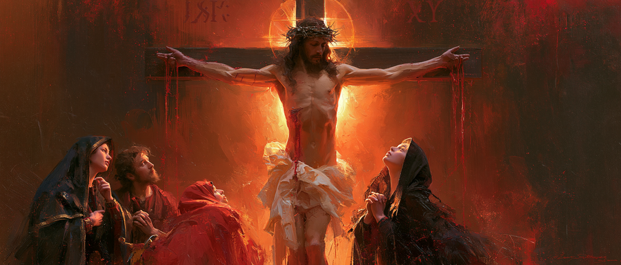 La Crucifixion — Symbolisme eucharistique · Paysage n° 18