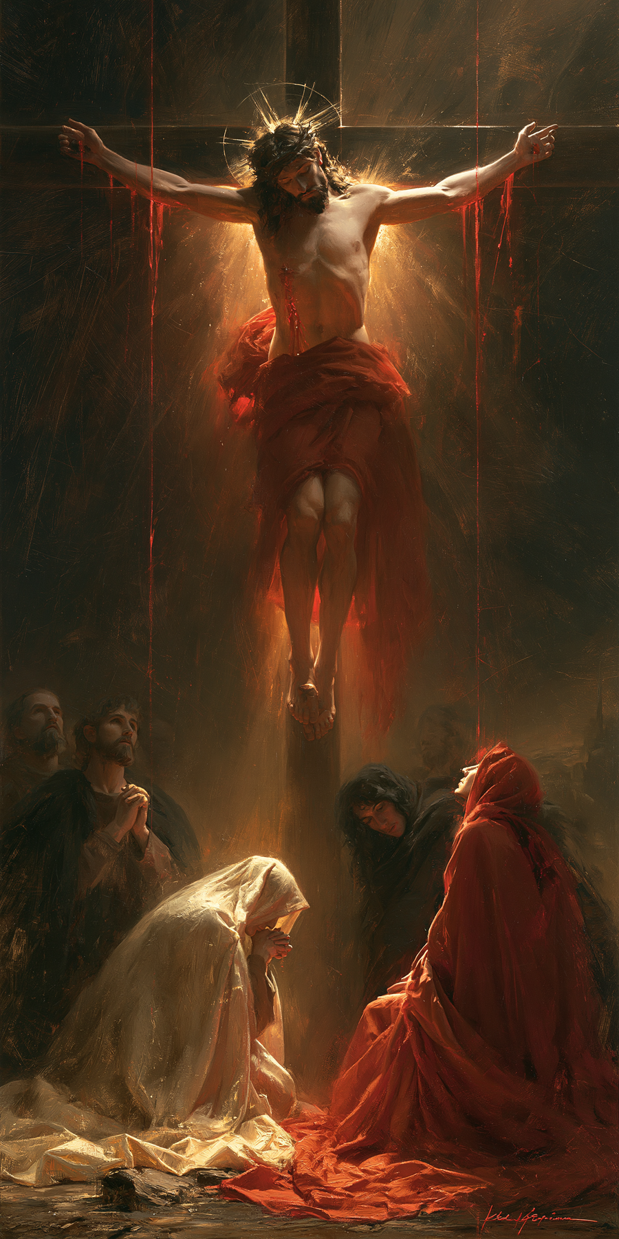 La Crucifixion — Symbolisme eucharistique · Portrait n° 3