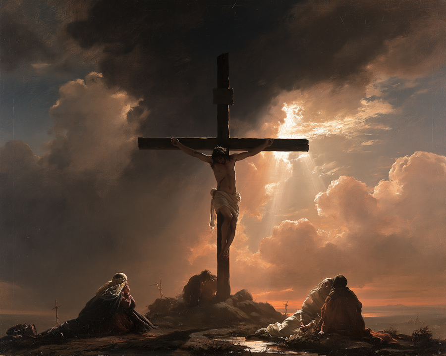 La Crucifixion — Vue monumentale sacrée · Paysage n° 5
