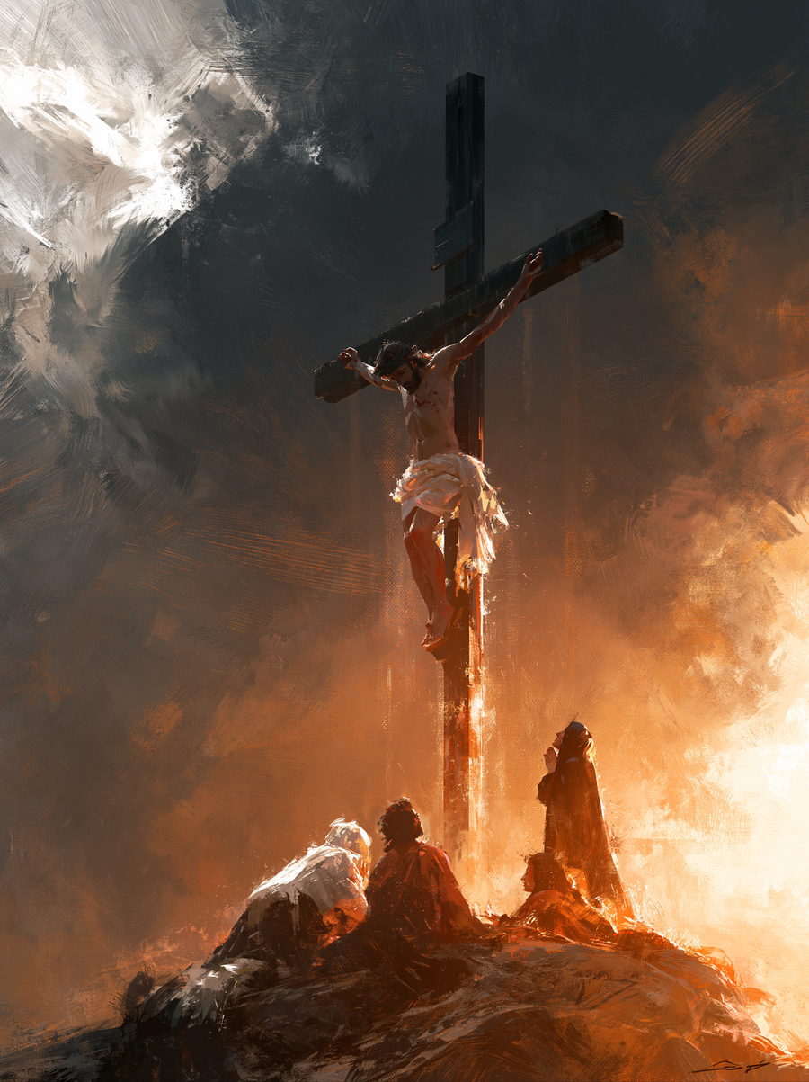 La Crucifixion — Vue monumentale sacrée · Portrait n° 8
