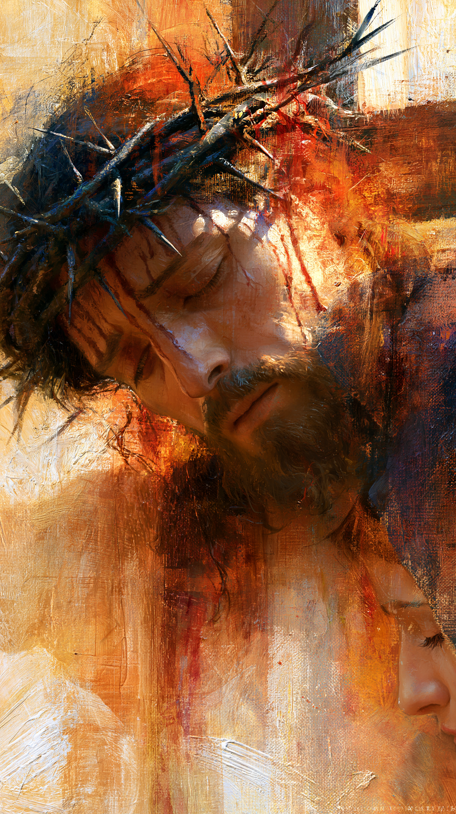 La Crucifixion — Vue rapprochée psychologique · Portrait n° 2