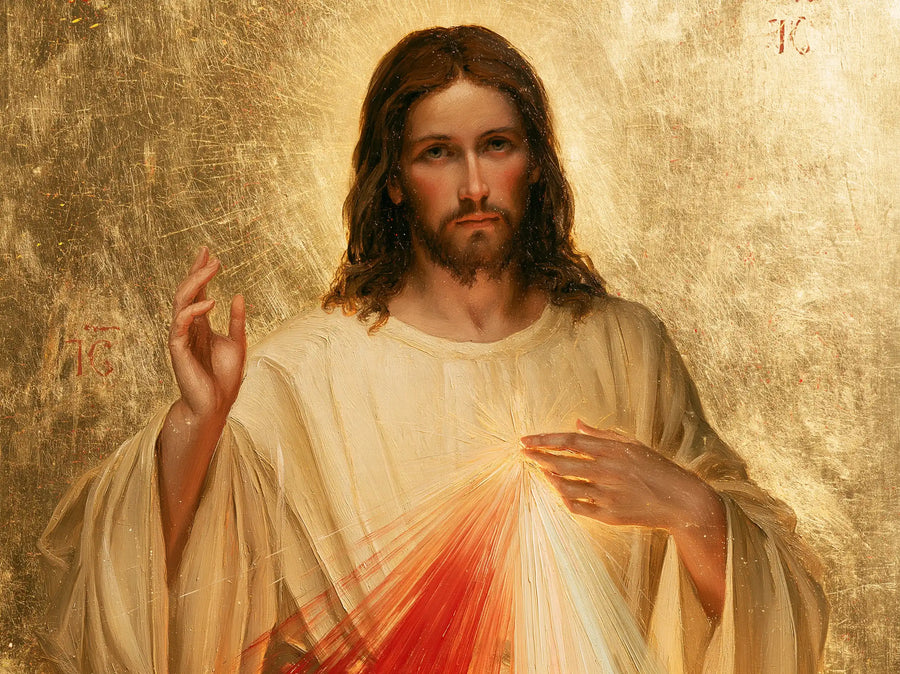 Divine Mercy Jesus - Contemporary Byzantine · Landscape n° 5