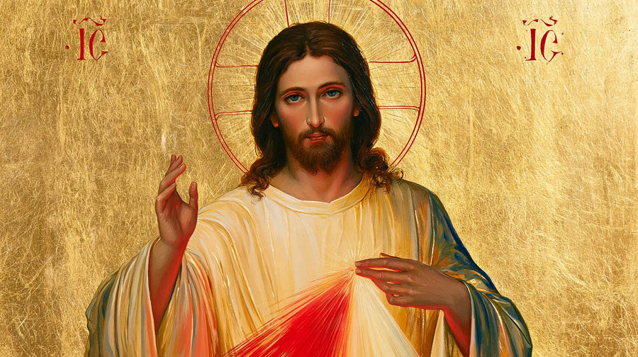 Divine Mercy Jesus - Contemporary Byzantine · Landscape n° 9