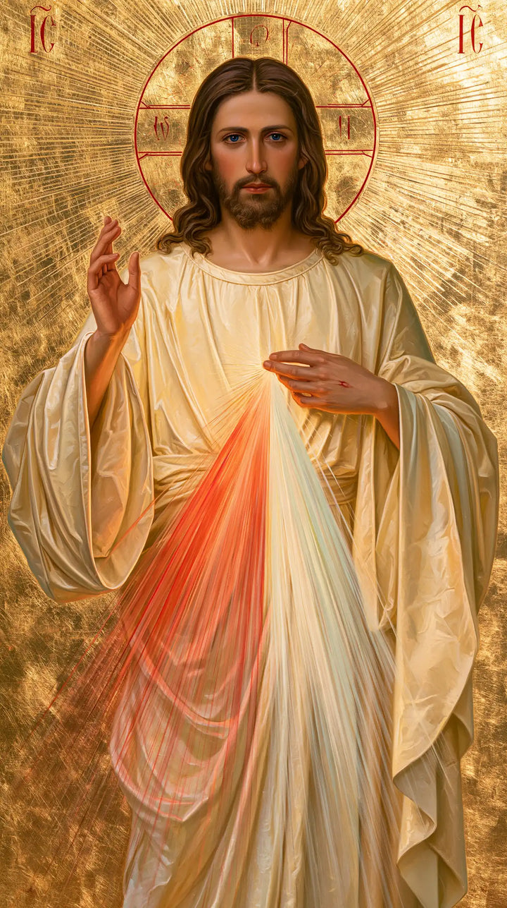 Divine Mercy Jesus - Contemporary Byzantine · Portrait n° 7