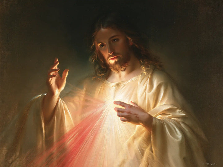 Divine Mercy Jesus - Devotional Portrait · Landscape n° 2