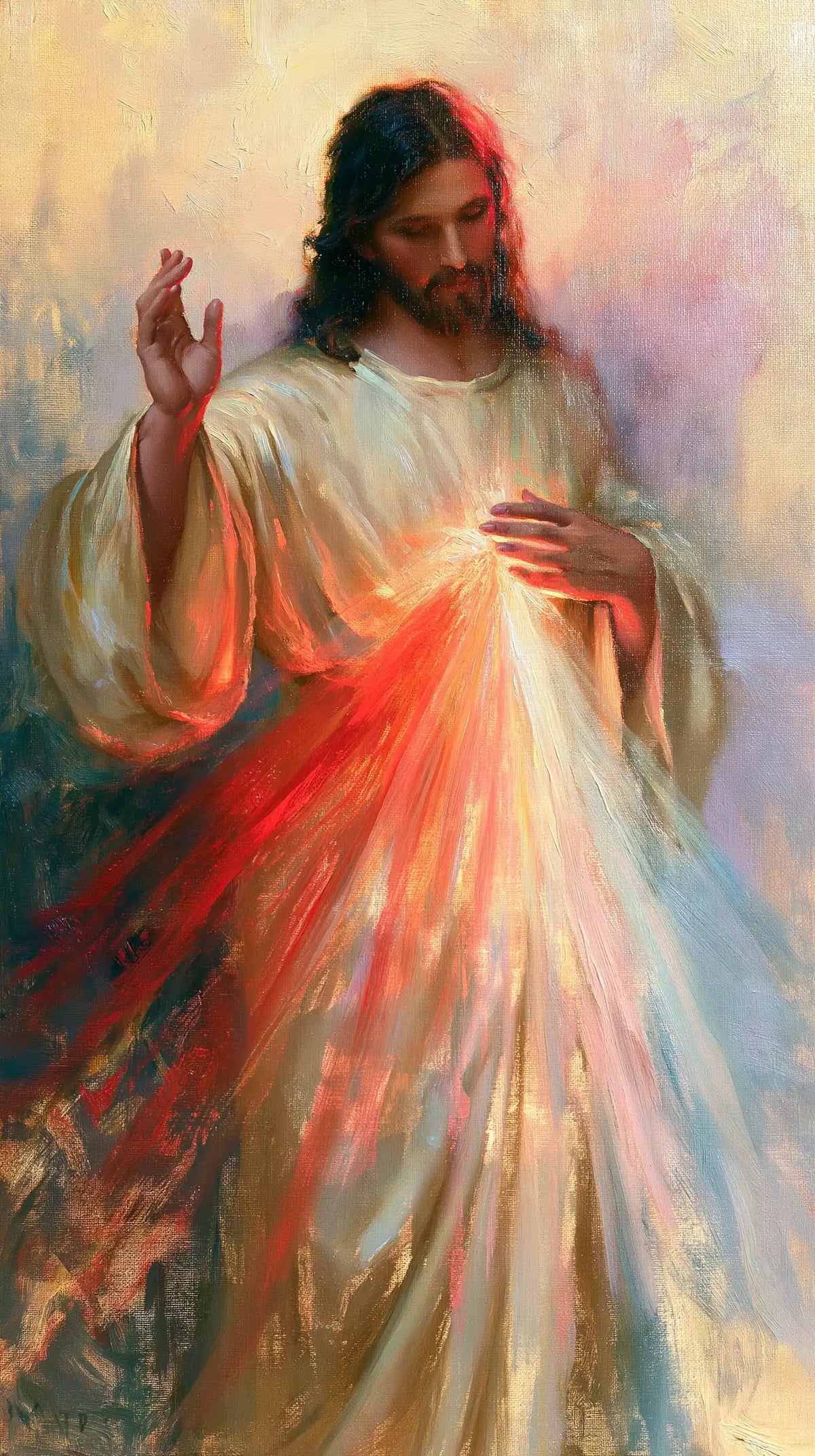 Divine Mercy Jesus — The Song of Coral and Ivory