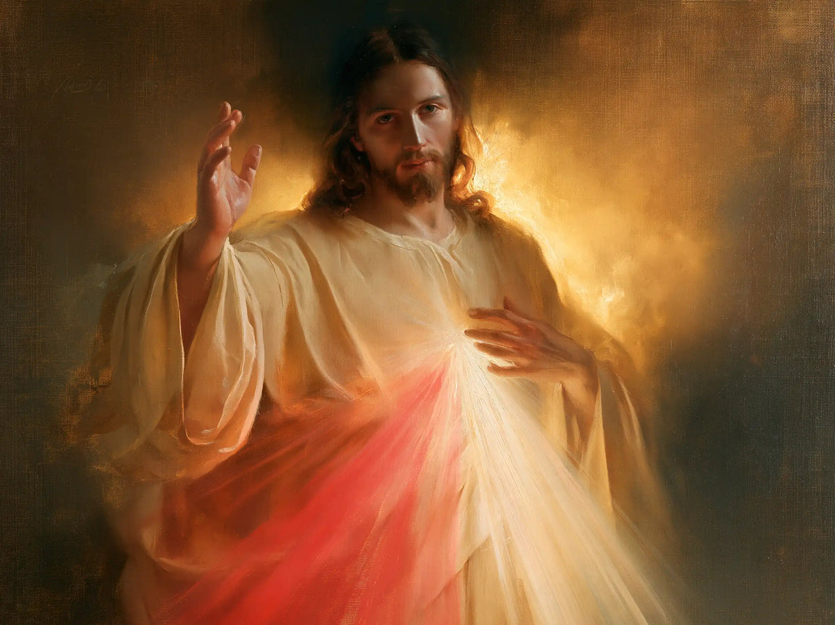 Divine Mercy Jesus - Jesus Blessing · Landscape n° 1