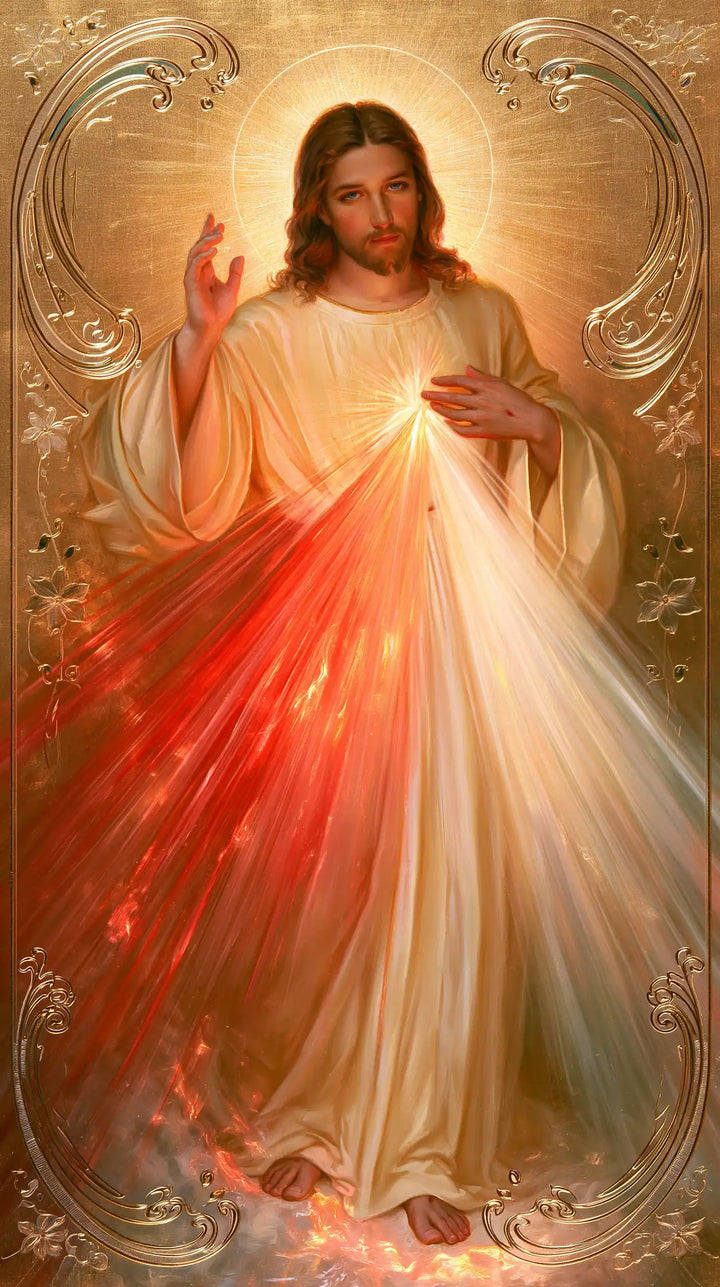 Divine Mercy Jesus — The Ember at the Foot of the Arabesques