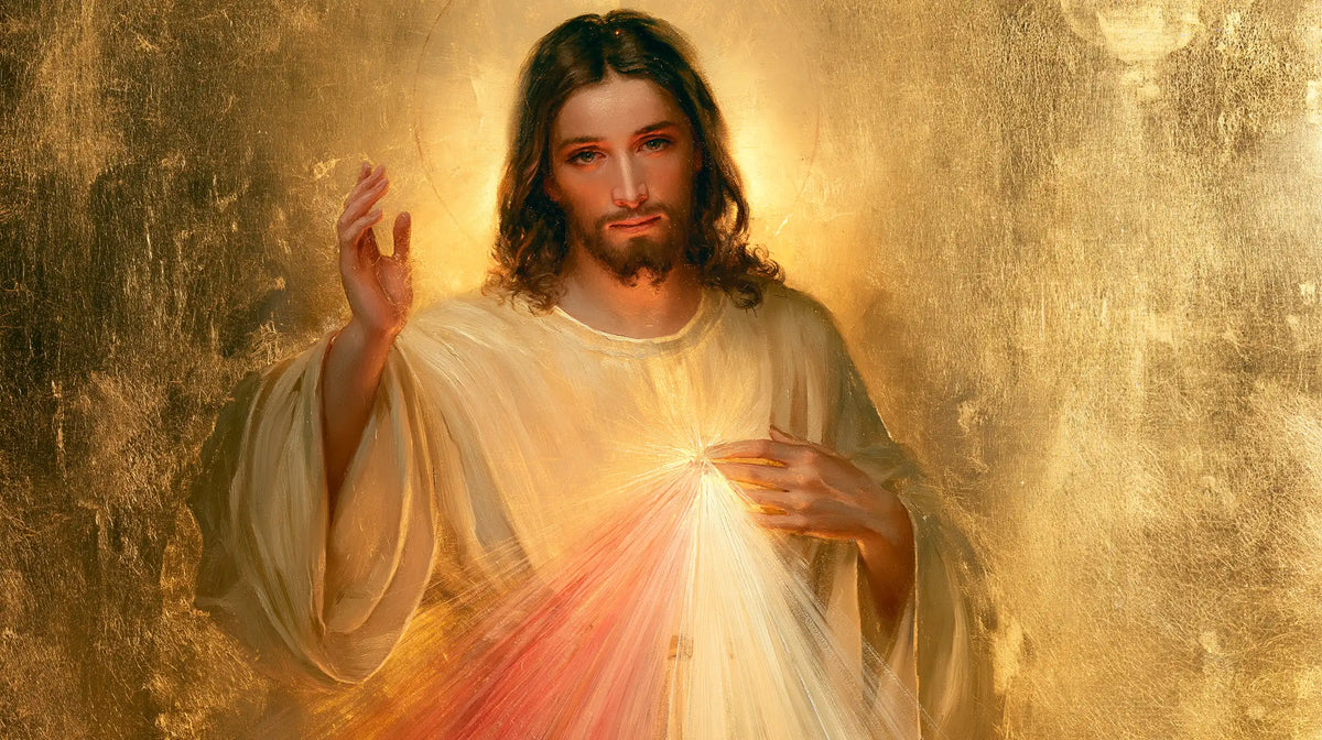 Divine Mercy Jesus - Sacred Gold · Landscape n° 4
