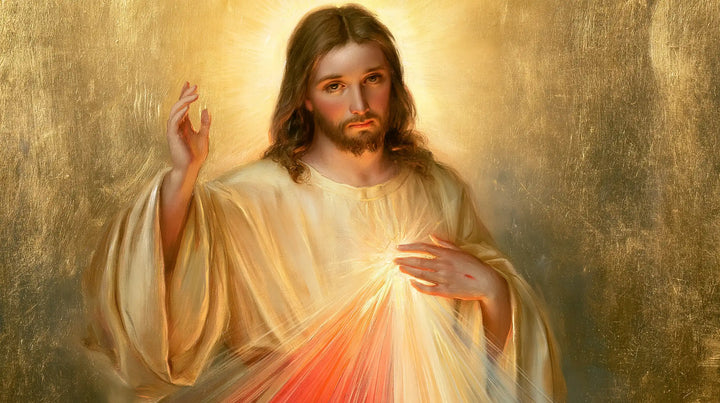 Divine Mercy Jesus - Sacred Gold · Landscape n° 7
