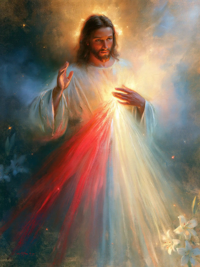 Divine Mercy Jesus - Symbolist · Portrait n° 4