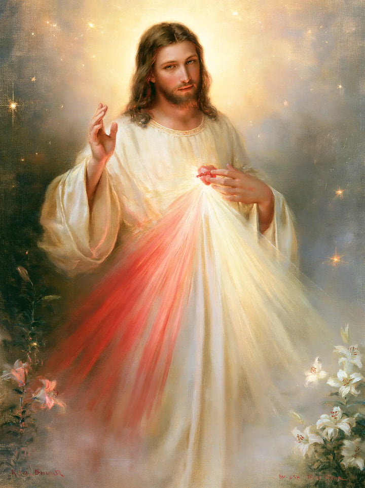 Divine Mercy Jesus - Symbolist · Portrait n° 7