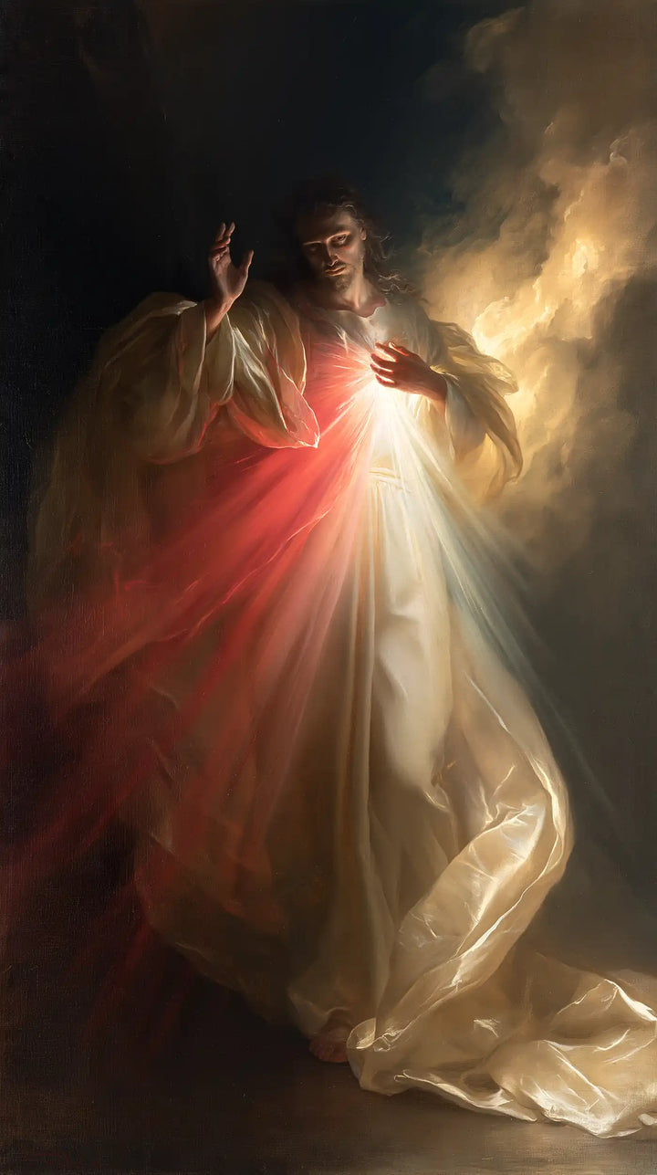 Divine Mercy Jesus - Theatrical Baroque · Portrait n° 2