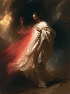 Divine Mercy Jesus — The Step at the Edge of the Storm