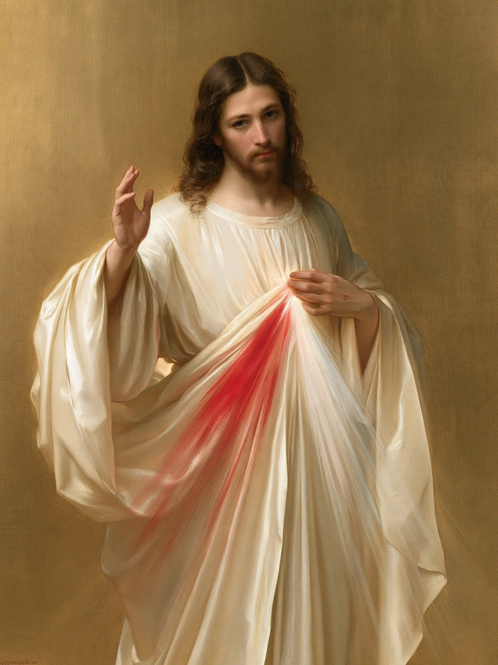 Divine Mercy Jesus – Linen and Light