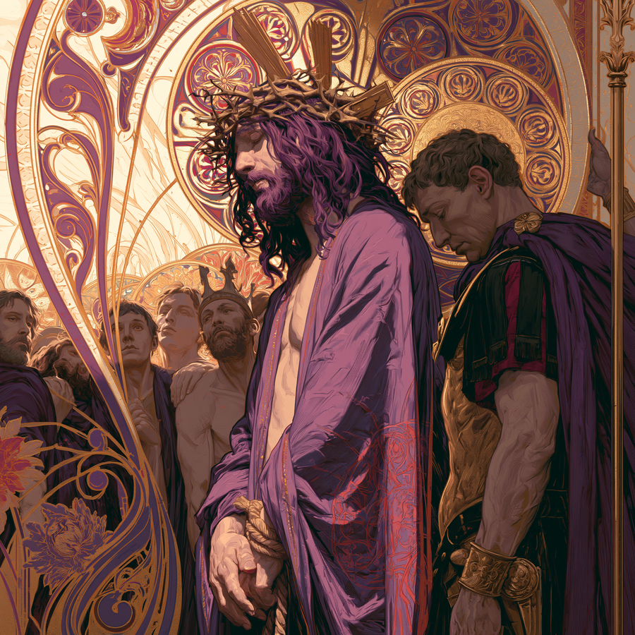 Ecce Homo — Art nouveau sacré · Carré n° 1