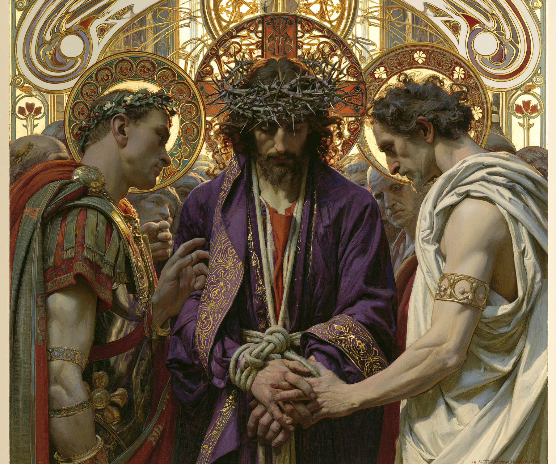 Ecce Homo — Art nouveau sacré · Paysage n° 1 — aperçu de la finition sélectionnée