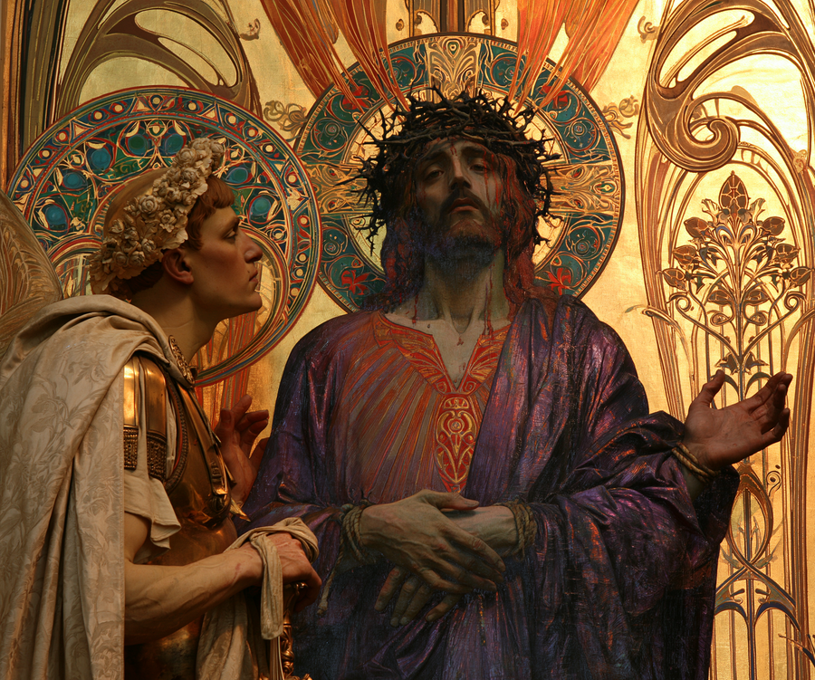 Ecce Homo — Art nouveau sacré · Paysage n° 2