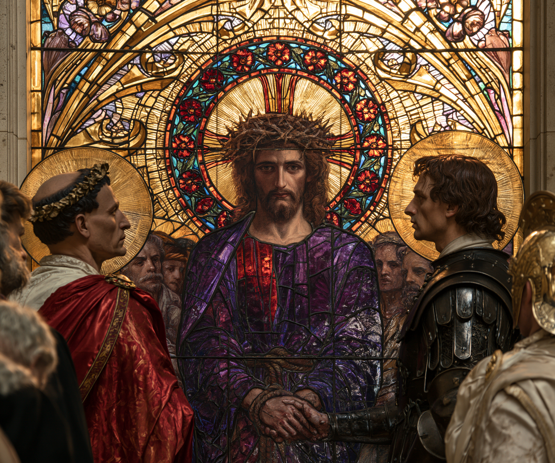 Ecce Homo — Art nouveau sacré · Paysage n° 3 — aperçu de la finition sélectionnée
