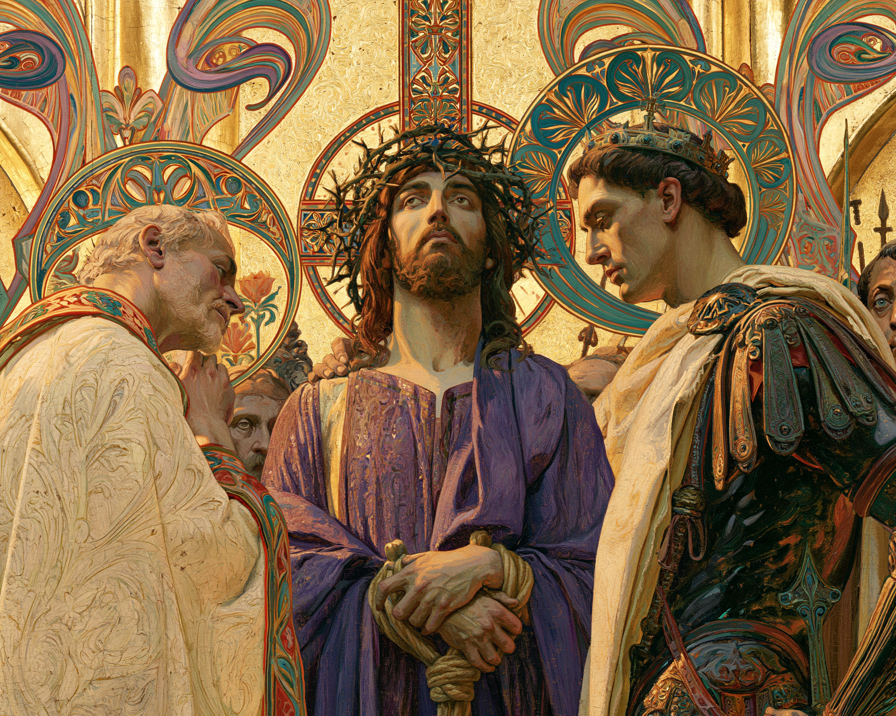 Ecce Homo — Art nouveau sacré · Paysage n° 5 — aperçu de la finition sélectionnée