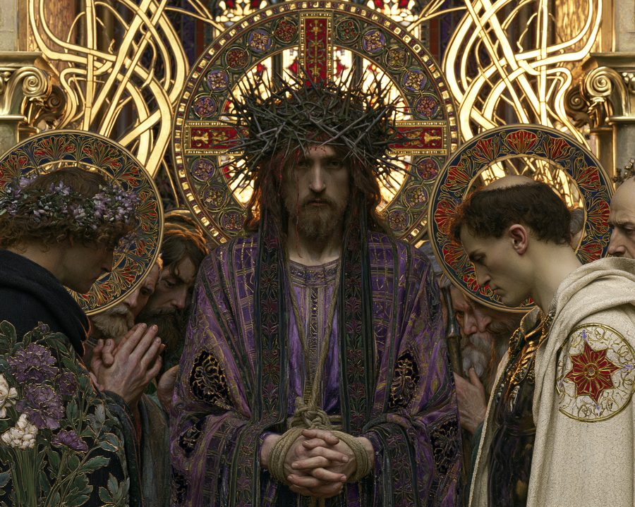 Ecce Homo — Art nouveau sacré · Paysage n° 6