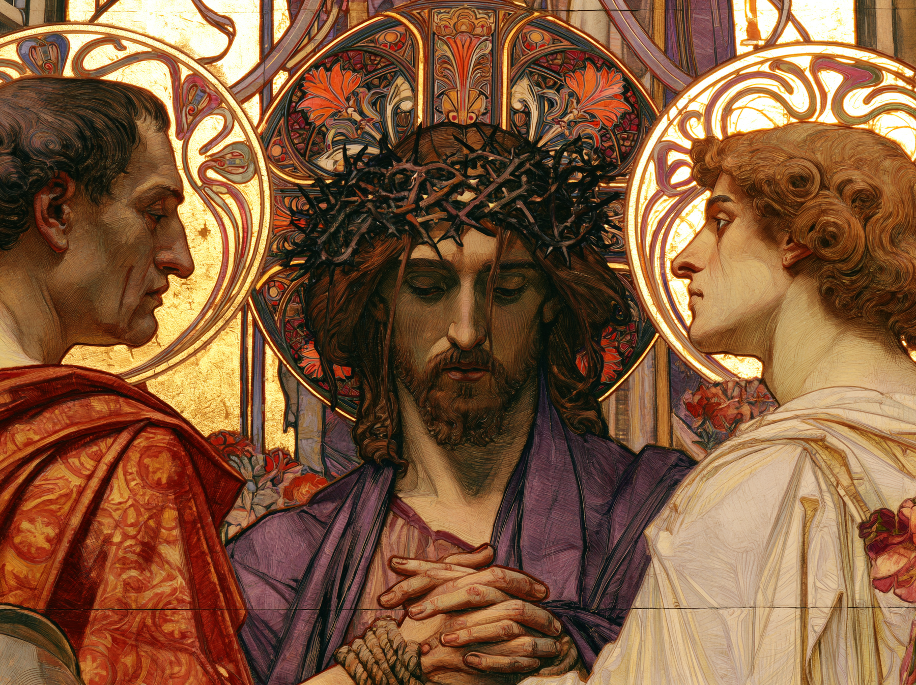 Ecce Homo — Art nouveau sacré · Paysage n° 8 — aperçu de la finition sélectionnée