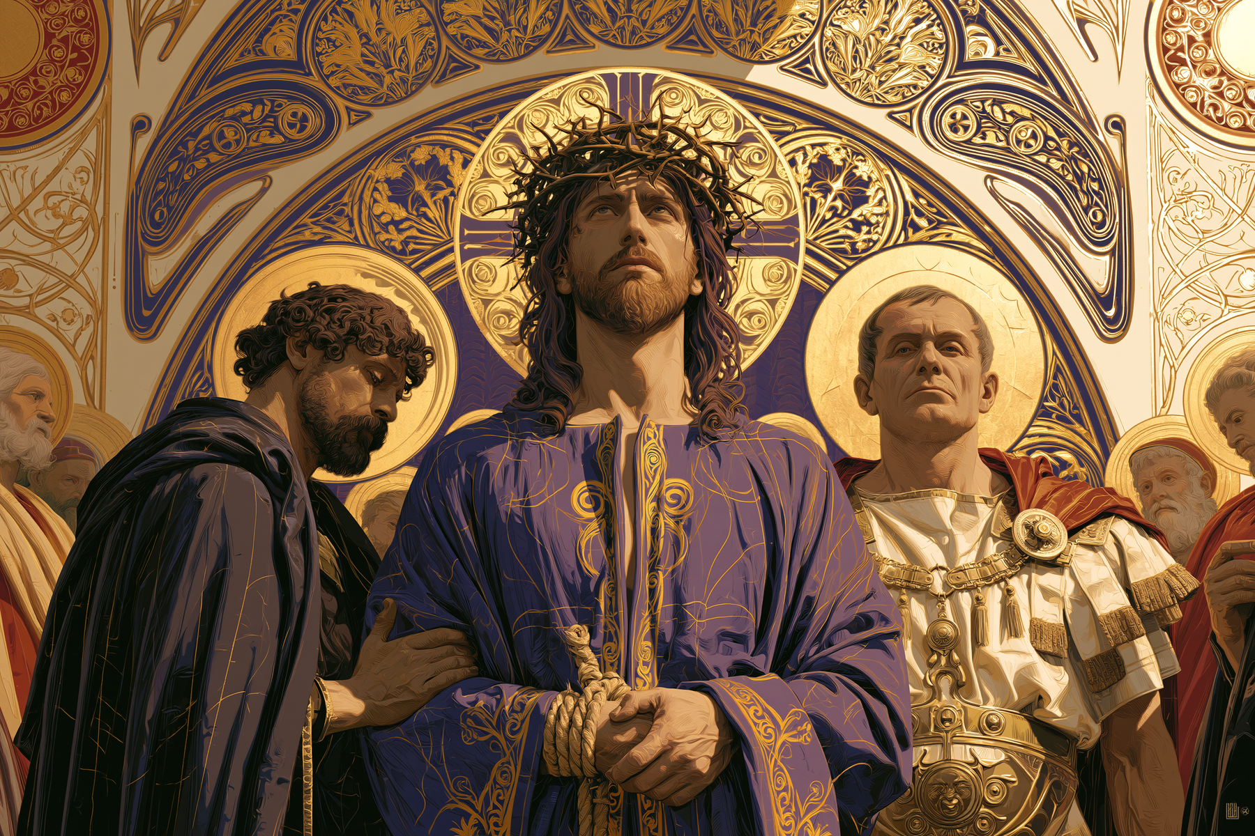 Ecce Homo — Art nouveau sacré · Paysage n° 10 — aperçu de la finition sélectionnée