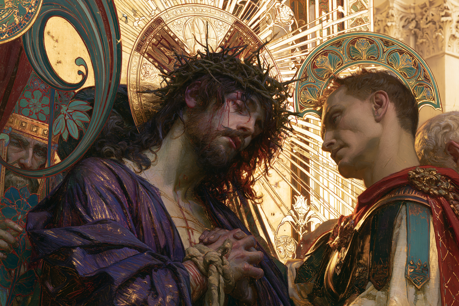 Ecce Homo — Art nouveau sacré · Paysage n° 11