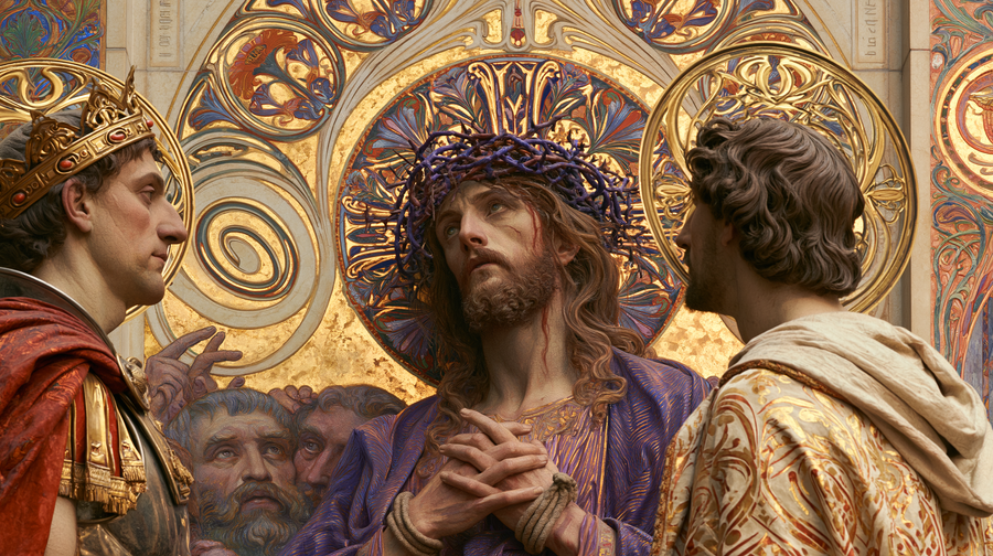Ecce Homo — Art nouveau sacré · Paysage n° 13