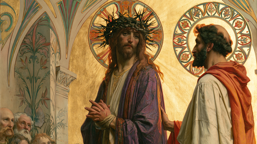 Ecce Homo — Art nouveau sacré · Paysage n° 14