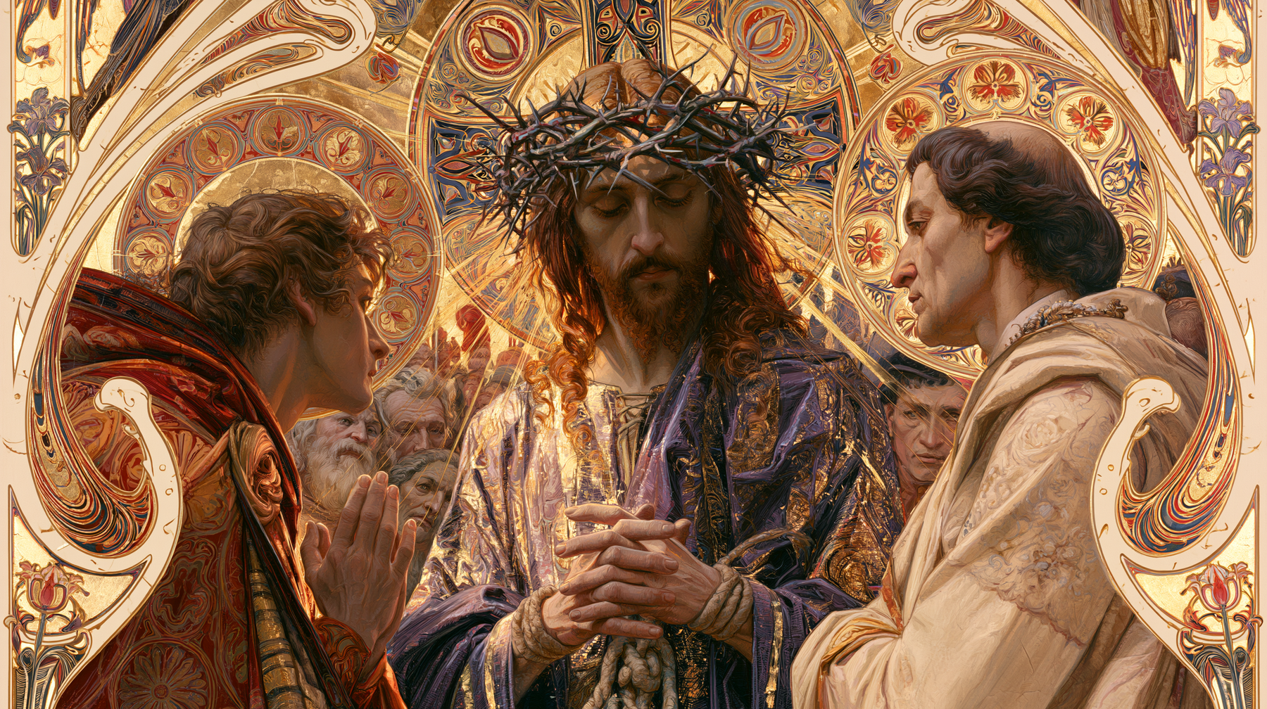 Ecce Homo — Art nouveau sacré · Paysage n° 16 — aperçu de la finition sélectionnée