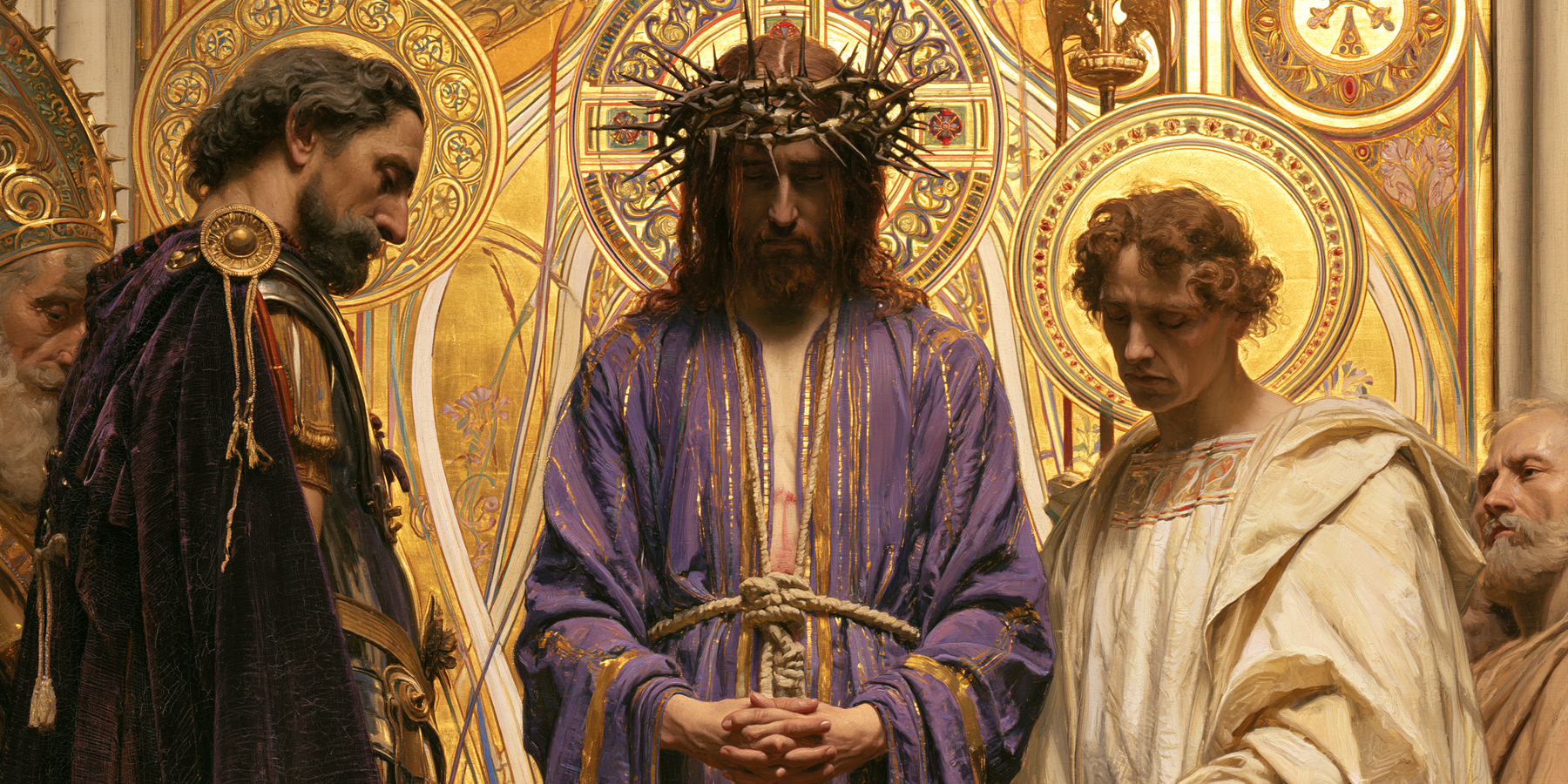 Ecce Homo — Art nouveau sacré · Paysage n° 18 — aperçu de la finition sélectionnée