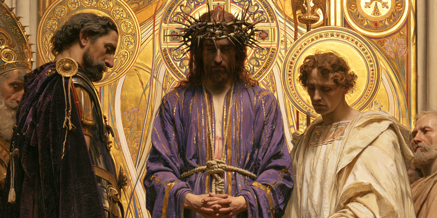 Ecce Homo — Art nouveau sacré · Paysage n° 18