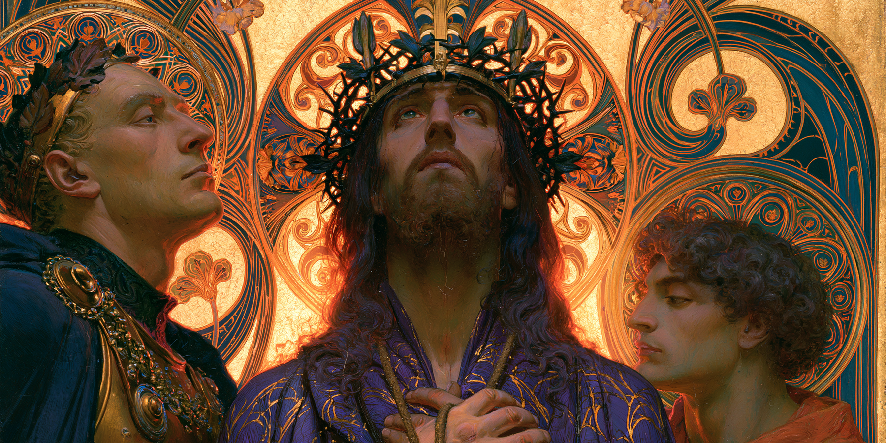 Ecce Homo — Art nouveau sacré · Paysage n° 19 — aperçu de la finition sélectionnée