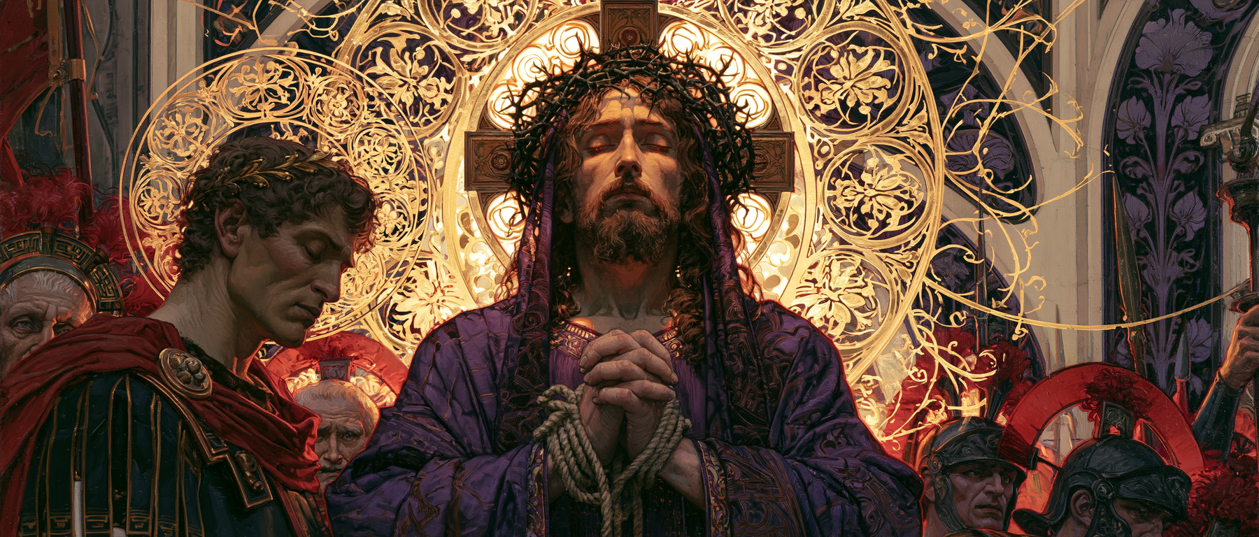 Ecce Homo — Art nouveau sacré · Paysage n° 20 — aperçu de la finition sélectionnée