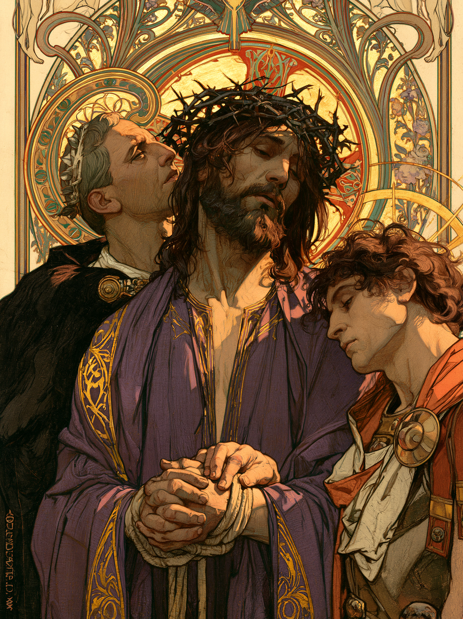Ecce Homo — Art nouveau sacré · Portrait n° 14