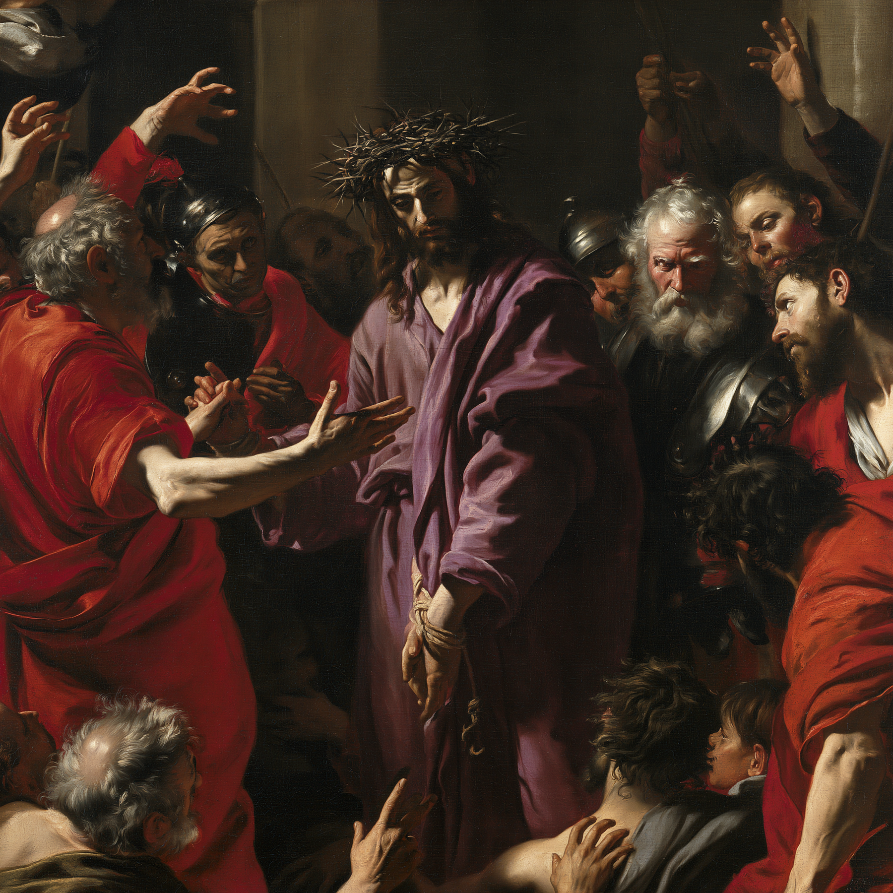 Ecce Homo — Baroque théâtral · Carré n° 1 — aperçu de la finition sélectionnée