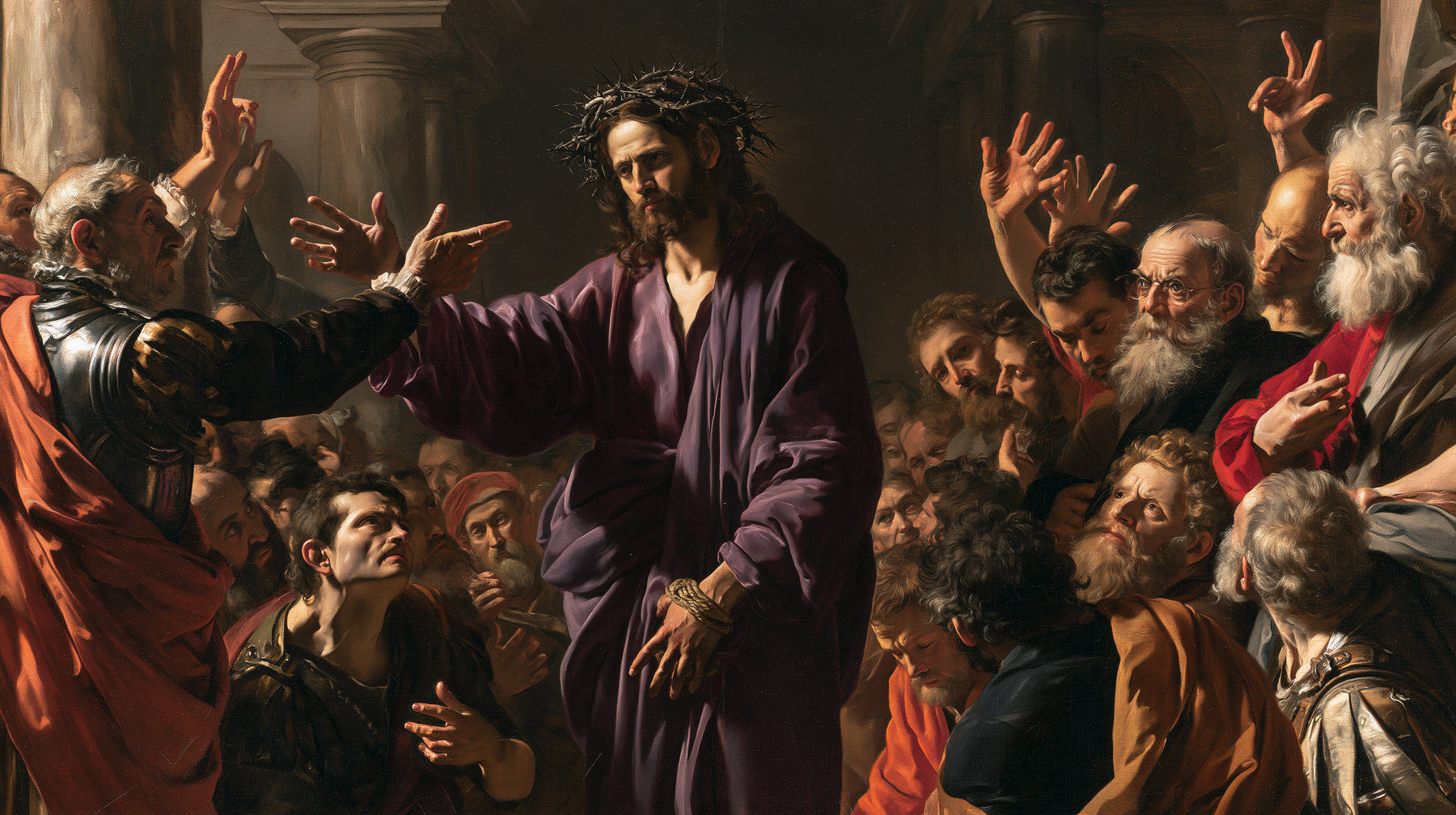 Ecce Homo — Baroque théâtral · Paysage n° 17 — aperçu de la finition sélectionnée