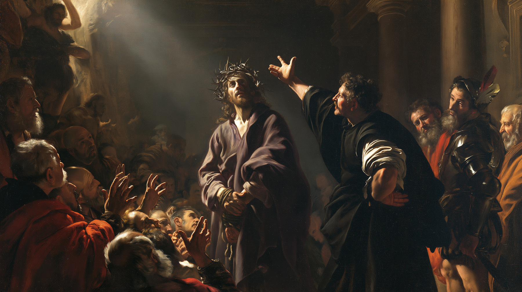 Ecce Homo — Baroque théâtral · Paysage n° 21 — aperçu de la finition sélectionnée