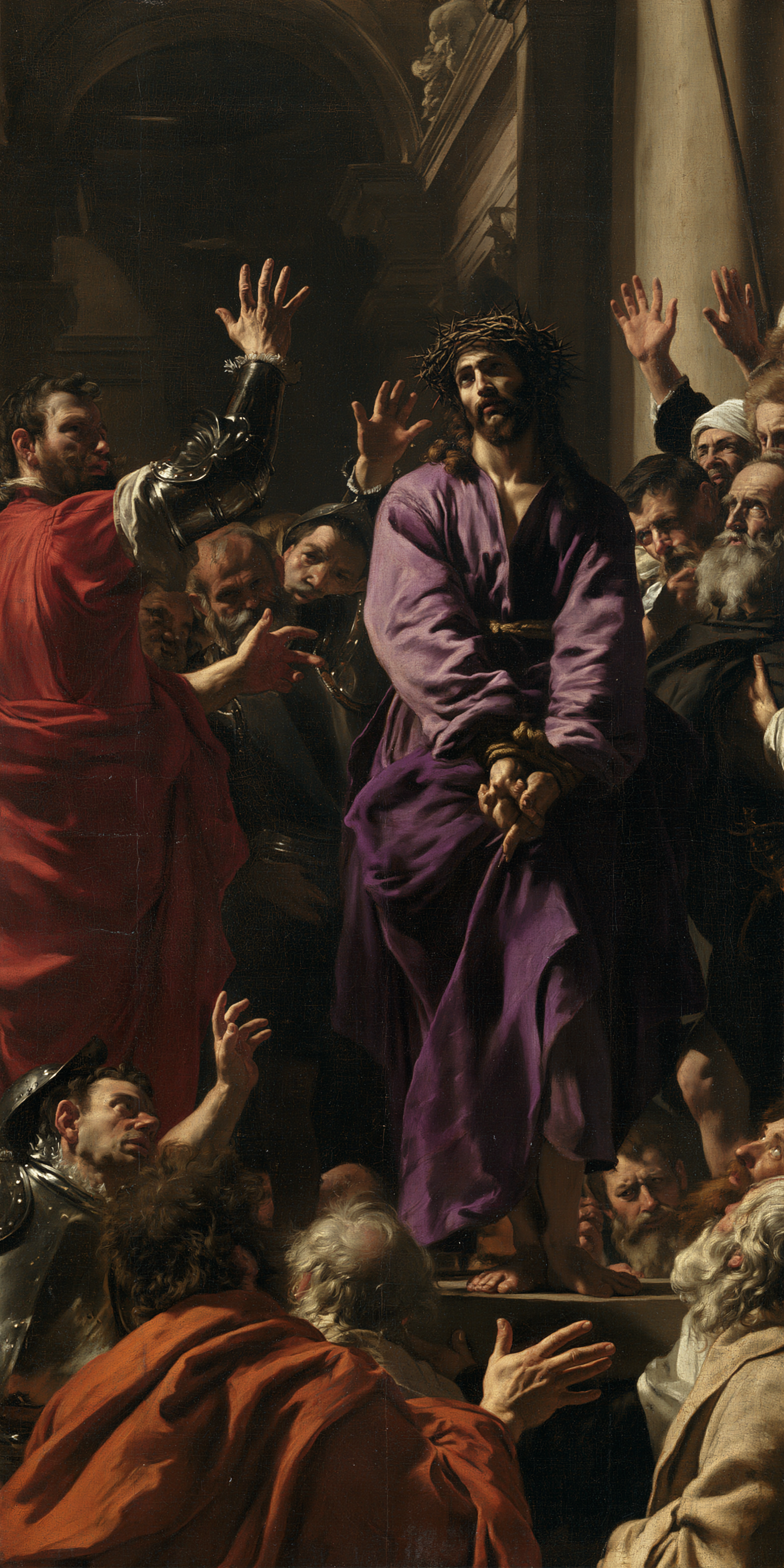 Ecce Homo — Baroque théâtral · Portrait n° 1 — aperçu de la finition sélectionnée