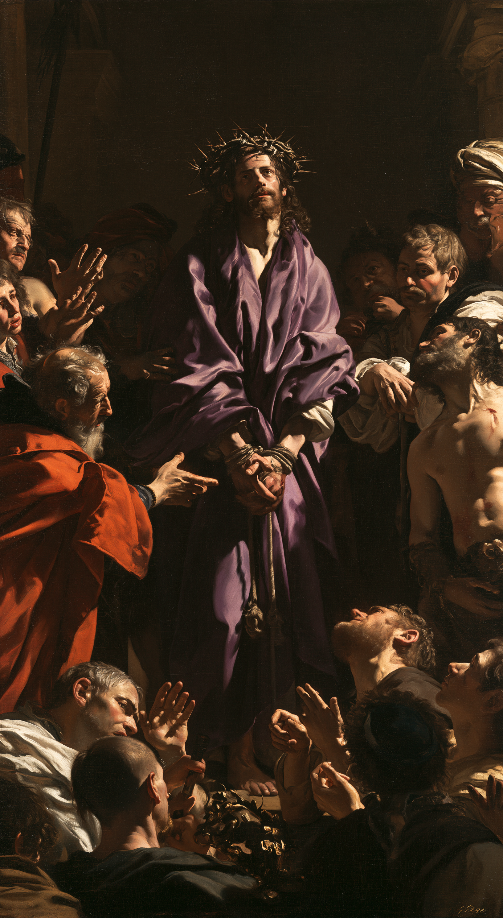 Ecce Homo — Baroque théâtral · Portrait n° 7 — aperçu de la finition sélectionnée