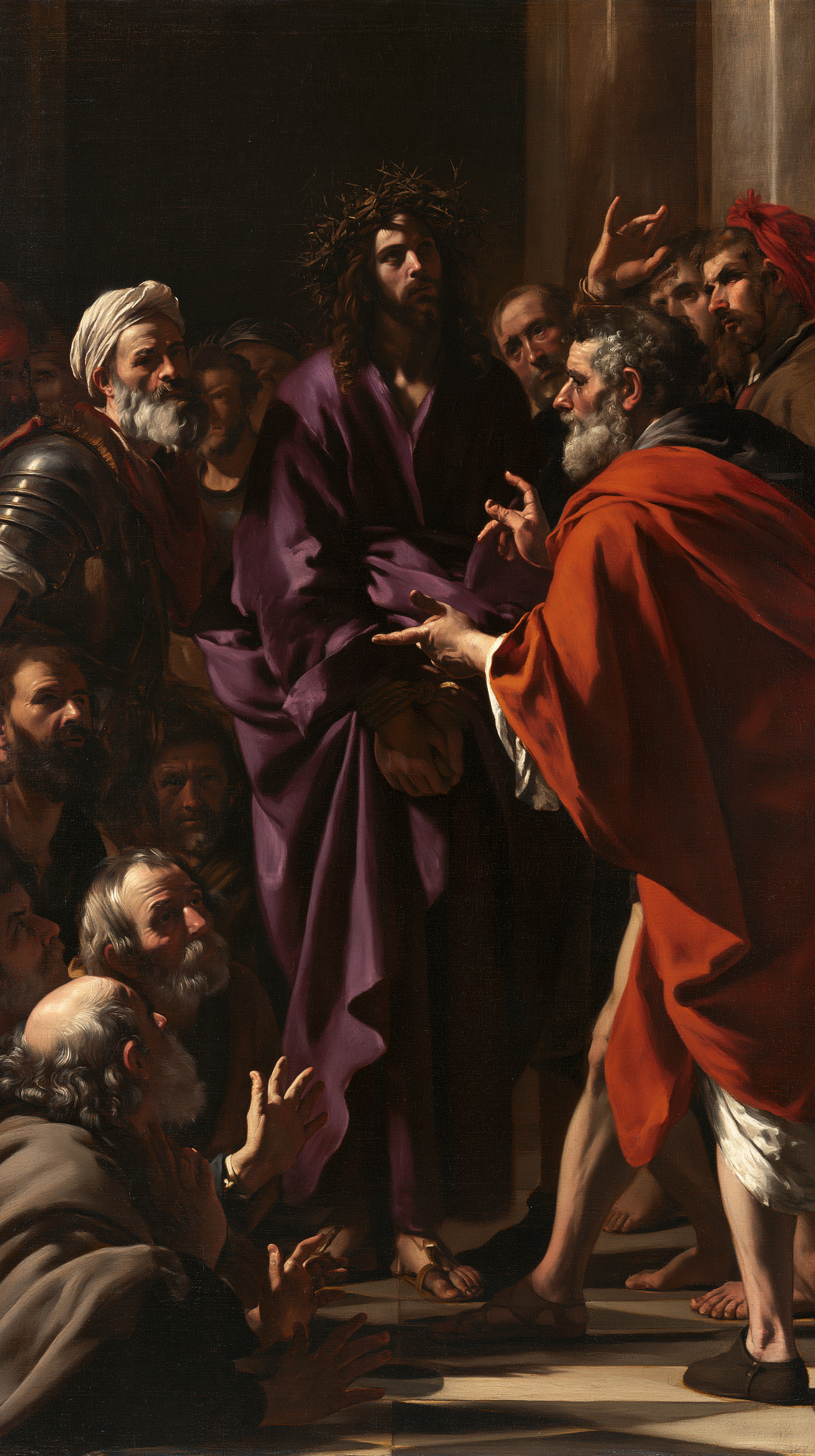 Ecce Homo — Baroque théâtral · Portrait n° 11 — aperçu de la finition sélectionnée