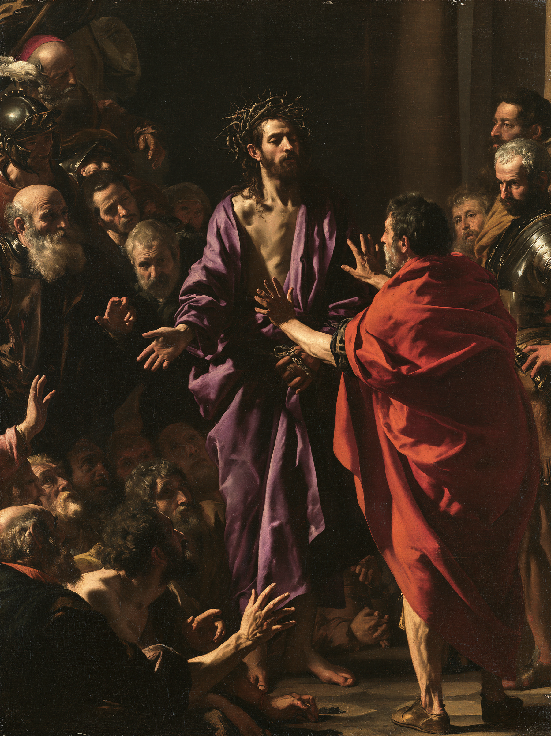 Ecce Homo — Baroque théâtral · Portrait n° 15 — aperçu de la finition sélectionnée