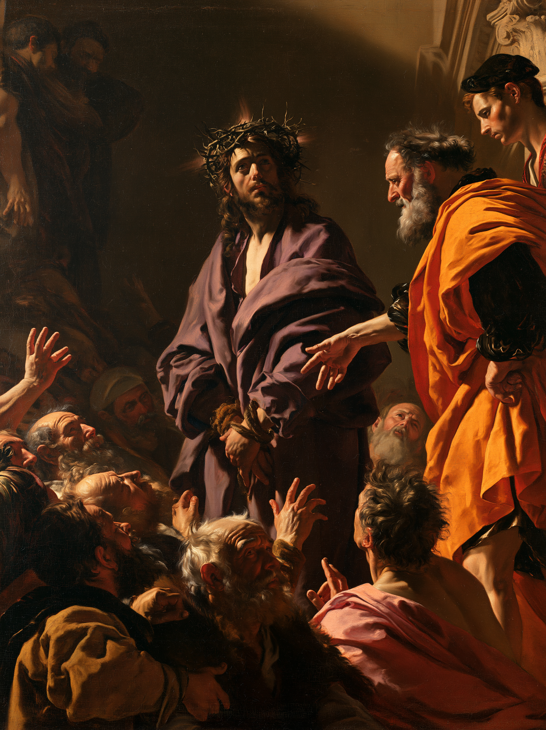 Ecce Homo — Baroque théâtral · Portrait n° 16 — aperçu de la finition sélectionnée