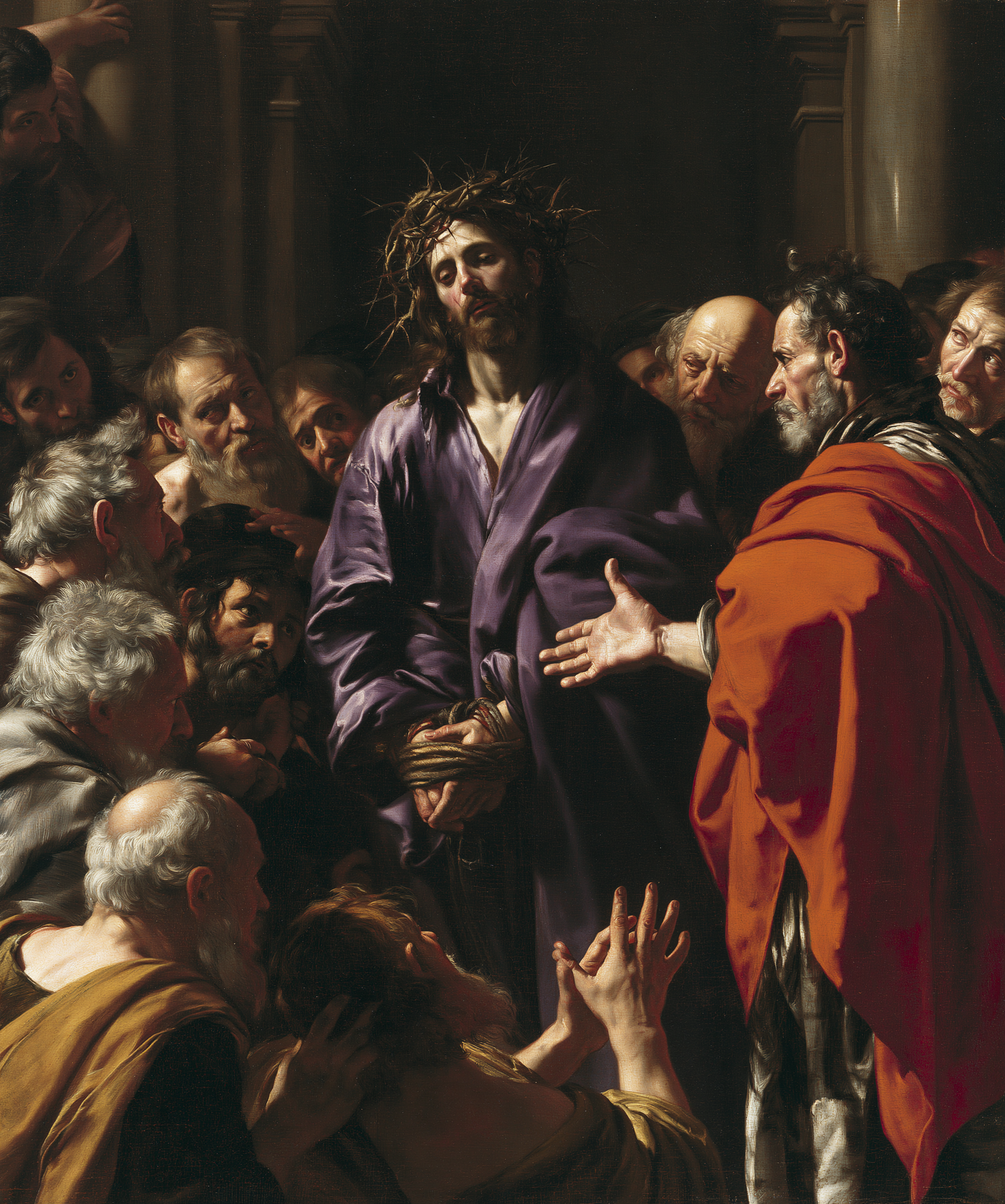 Ecce Homo — Baroque théâtral · Portrait n° 27 — aperçu de la finition sélectionnée