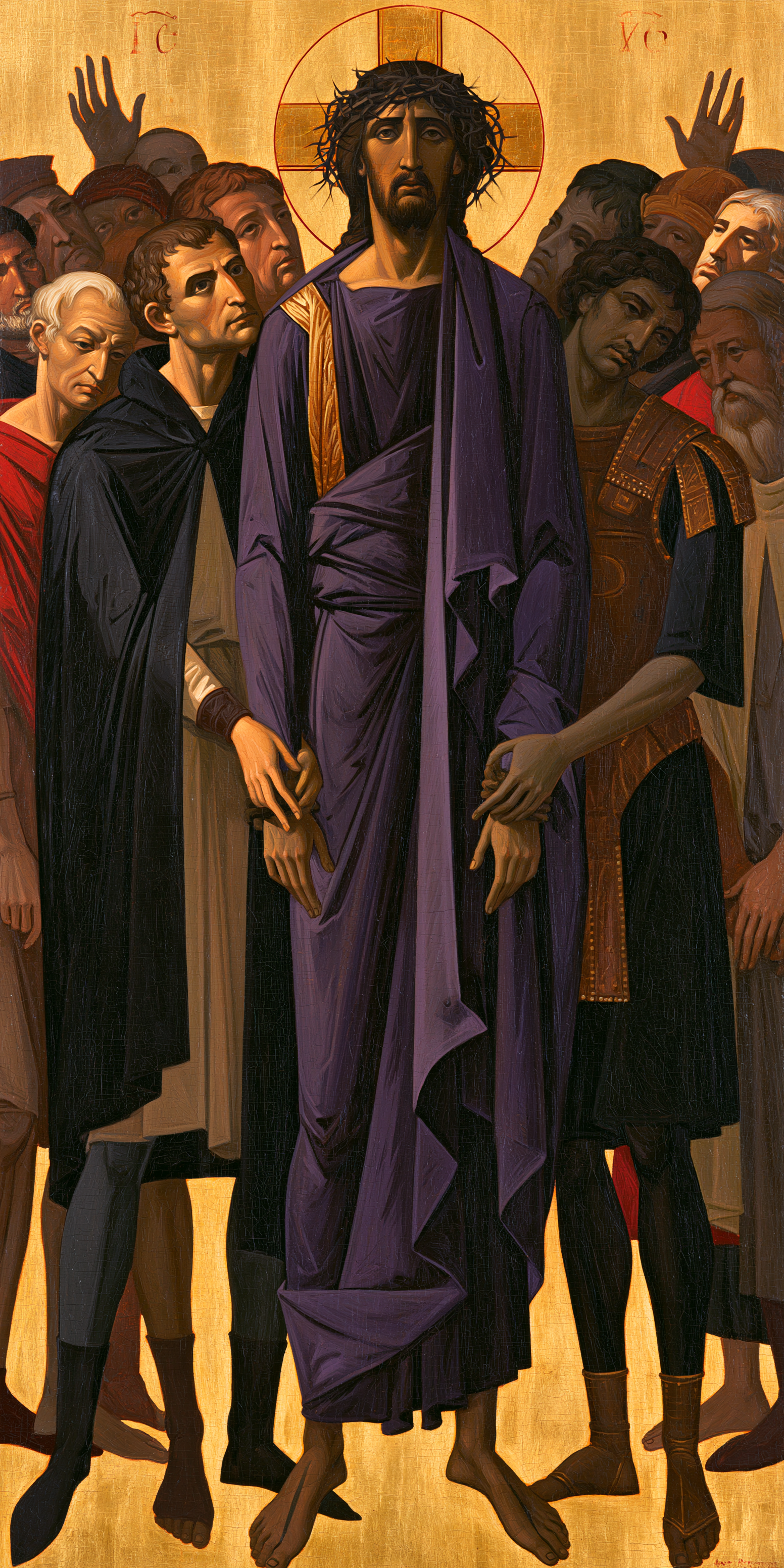 Ecce Homo — Byzantin contemporain · Portrait n° 1 — aperçu de la finition sélectionnée